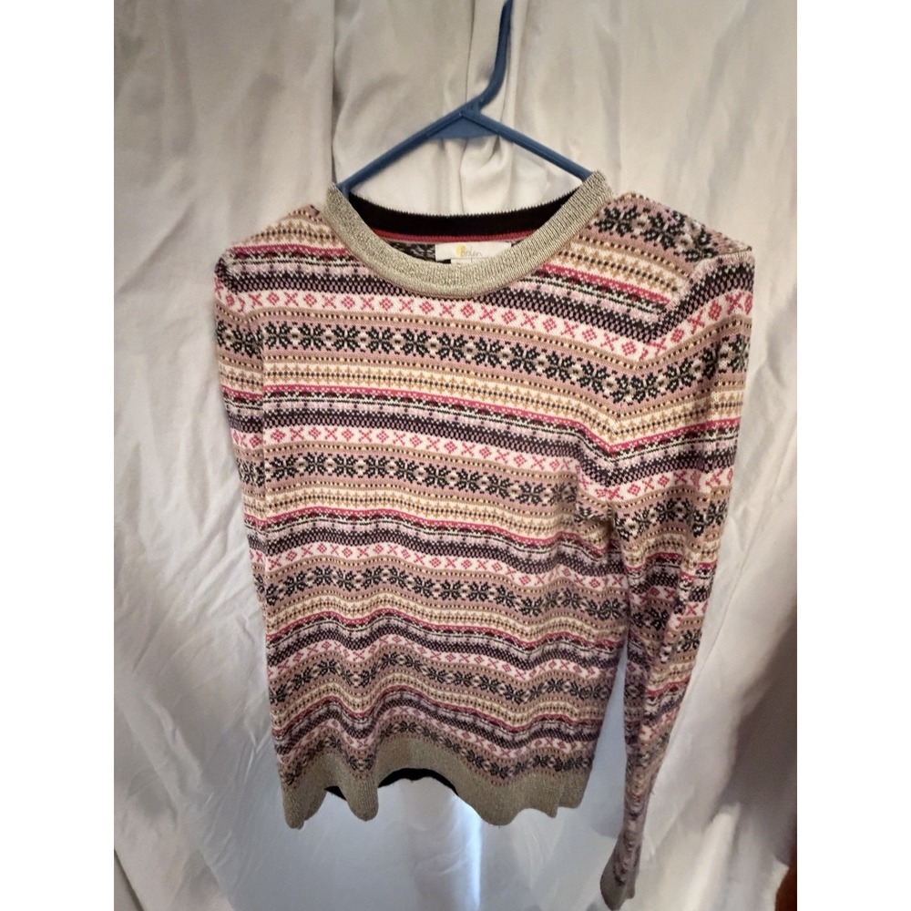 Boden Louise Fair Isle Sweater Medium